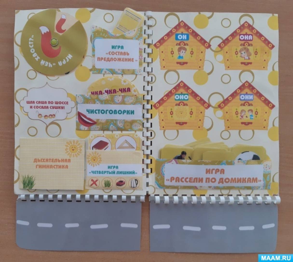 Лэпбук по речевому развитию «Говорушка» (7 фото). Воспитателям детских ...