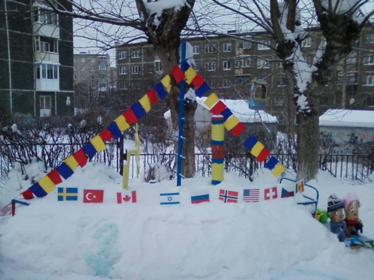 «Спорт в России» — зимнее оформление участка Фото «Спорт в России» — зимнее оформление участка