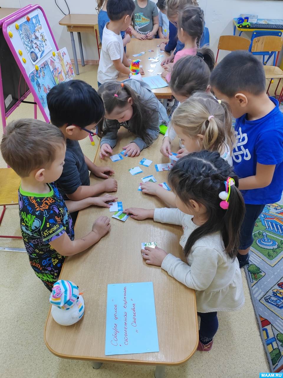 Дидактическая игра «Собери целое из частей «Снеговик» (4 фото ...