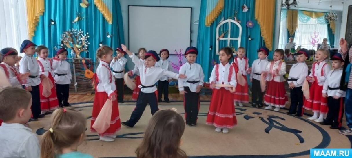 Фольклорное развлечение для дошкольников на праздник «Вербное воскресенье» для всего детского сада