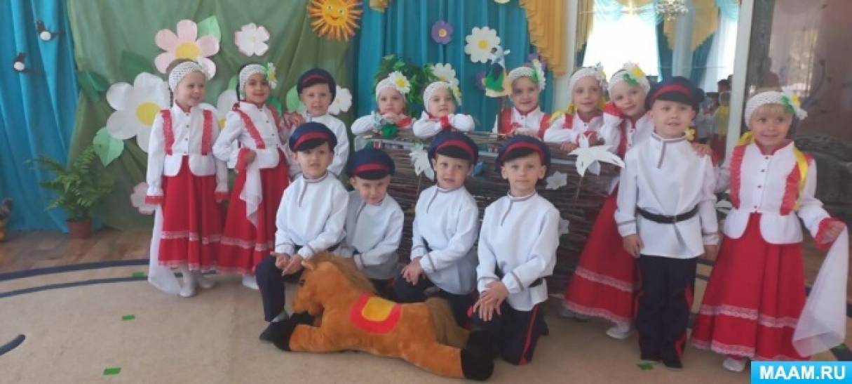 Сценарий весеннего фольклорного праздника для детей старшей и подготовительной групп