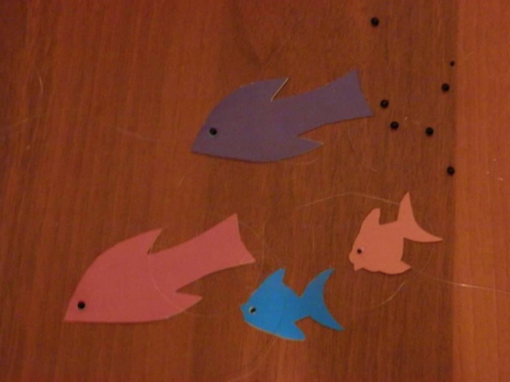 Як зробити акваріум з рибками із фетру?