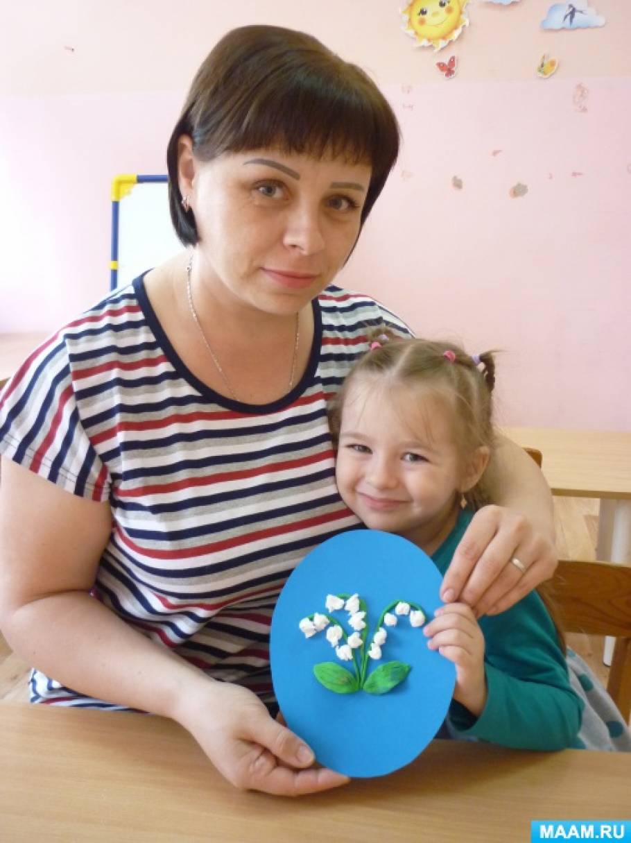 Мастер-класс во второй младшей группе «Изготовление ландыша из бумажных шариков с использованием пластилина» Фото Мастер-класс во второй младшей группе «Изготовление ландыша из бумажных шариков с использованием пластилина»