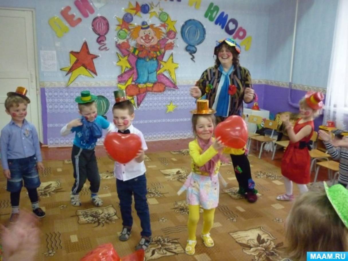 Сценарий развлечения день смеха в детском саду