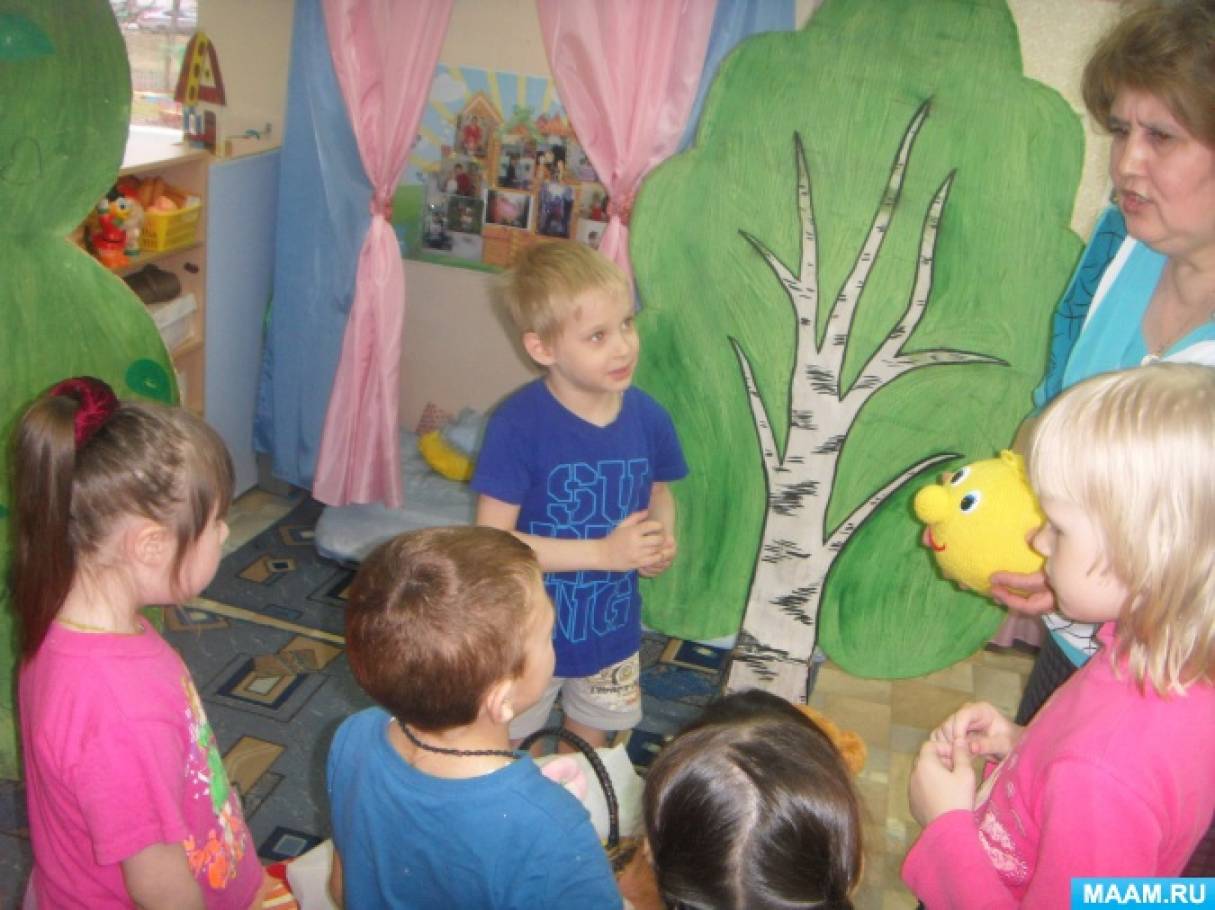 Нод колобок младшая группа