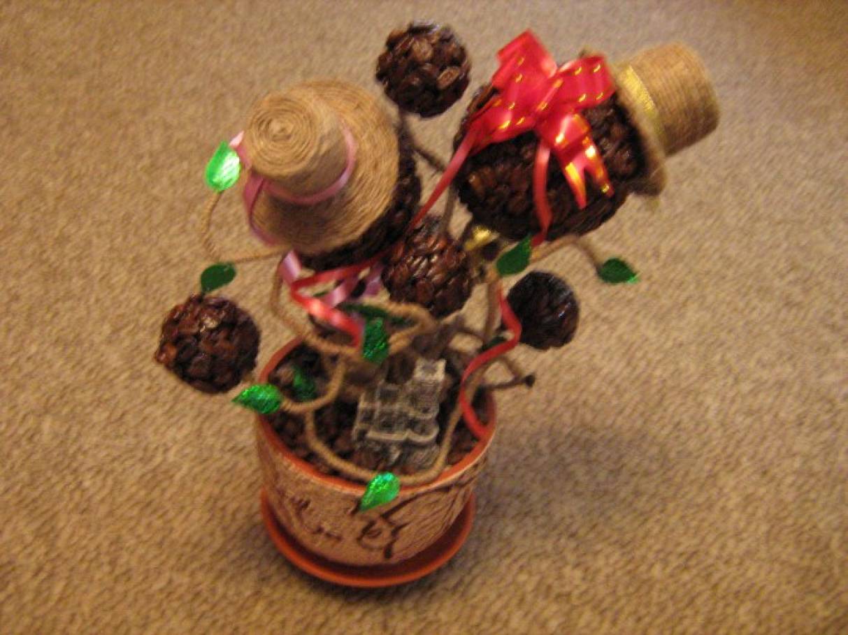 Фото №6 Поделки из зерен рисование Крупы