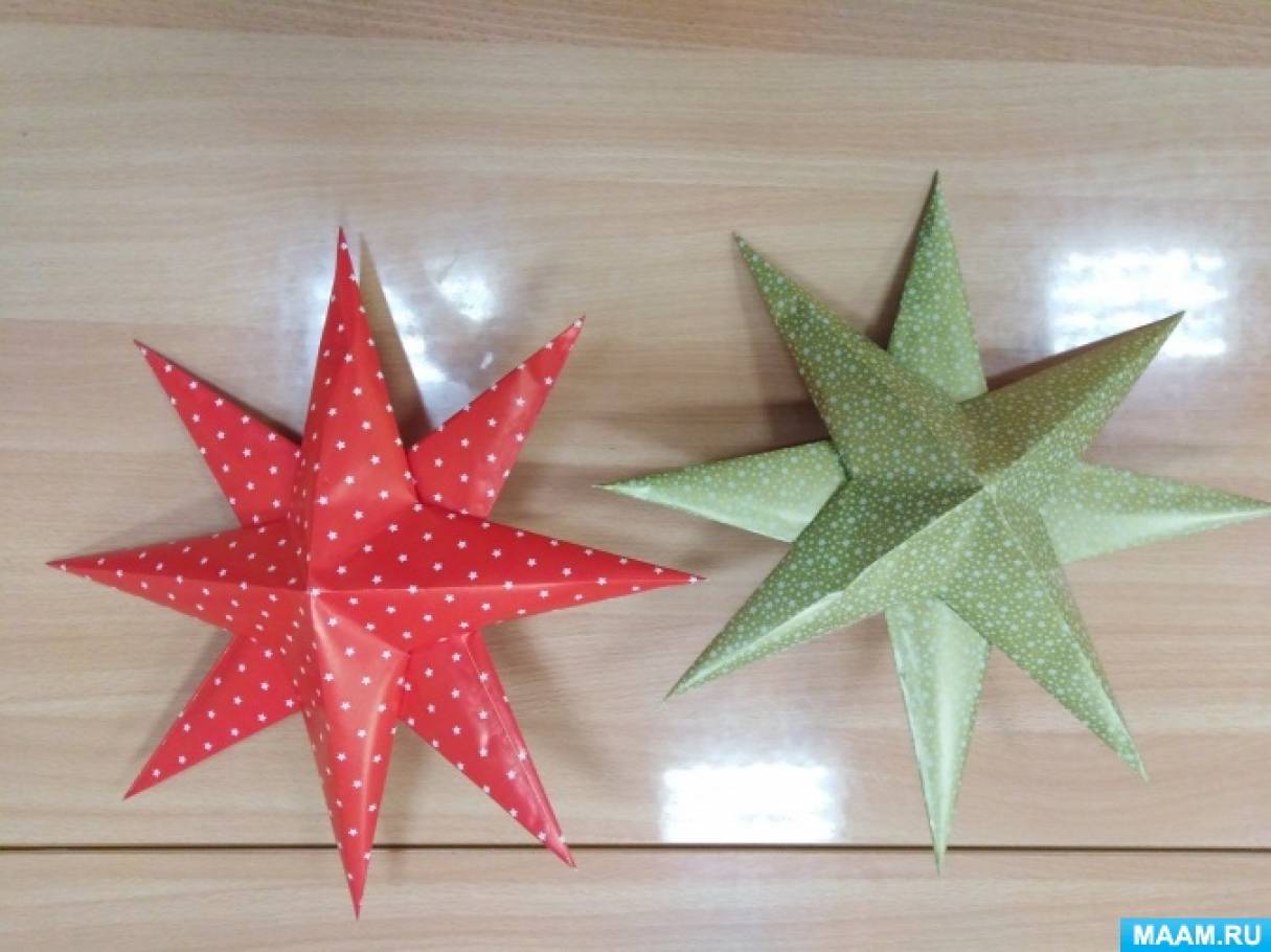 Как сделать рождественская звезда. Поделка вифлеемской звезды из бумаги, соломки и пенопласта