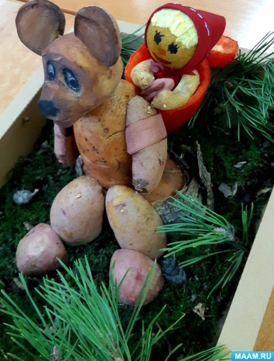 Поделка маша и медведь
