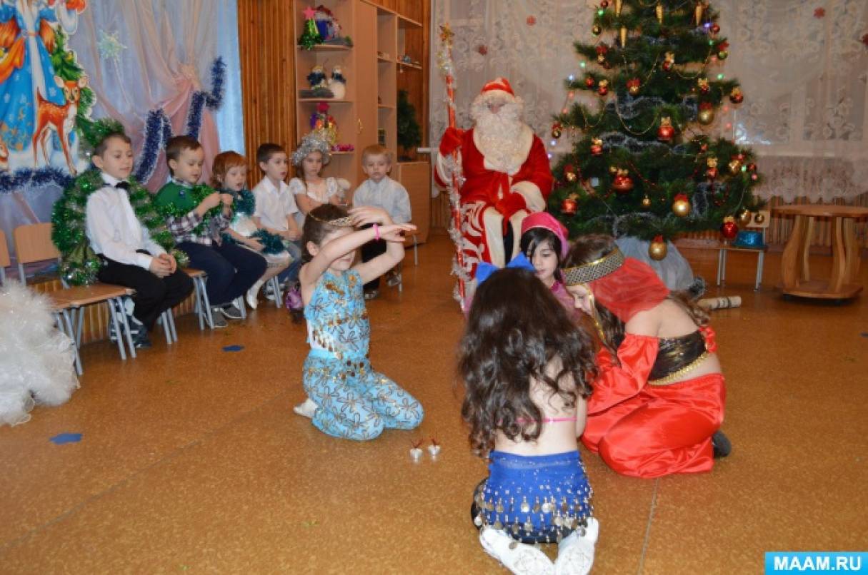 сценка новый год в лесу