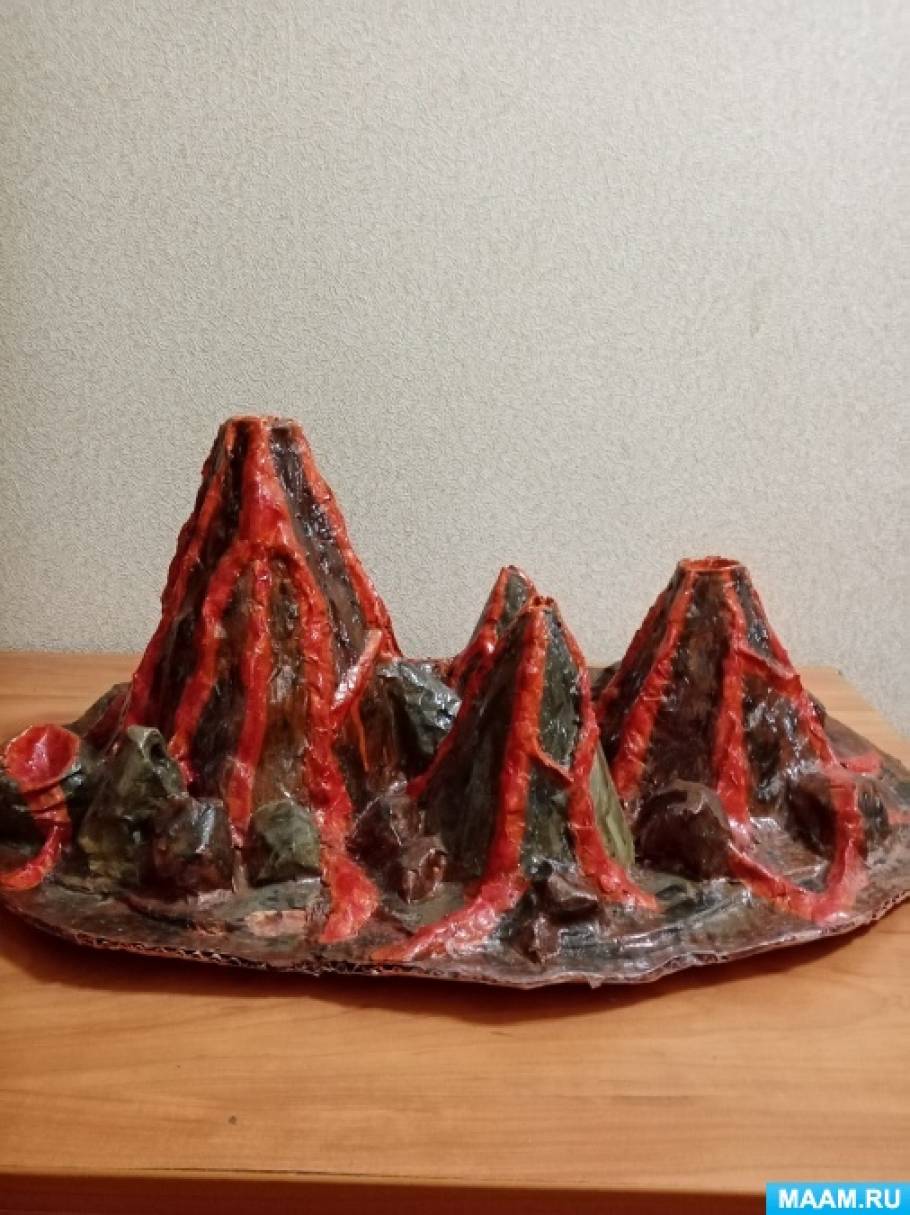 Мастер-класс по изготовлению папье-маше «Модель действующего вулкана» ко Дню вулкана на МAAM