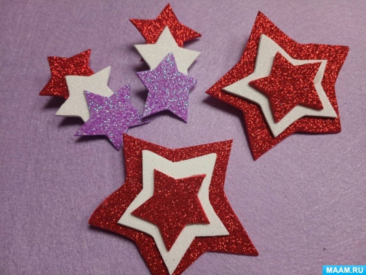 Объемная звезда из бумаги: оригами, маленькие и большие, на стену и елку