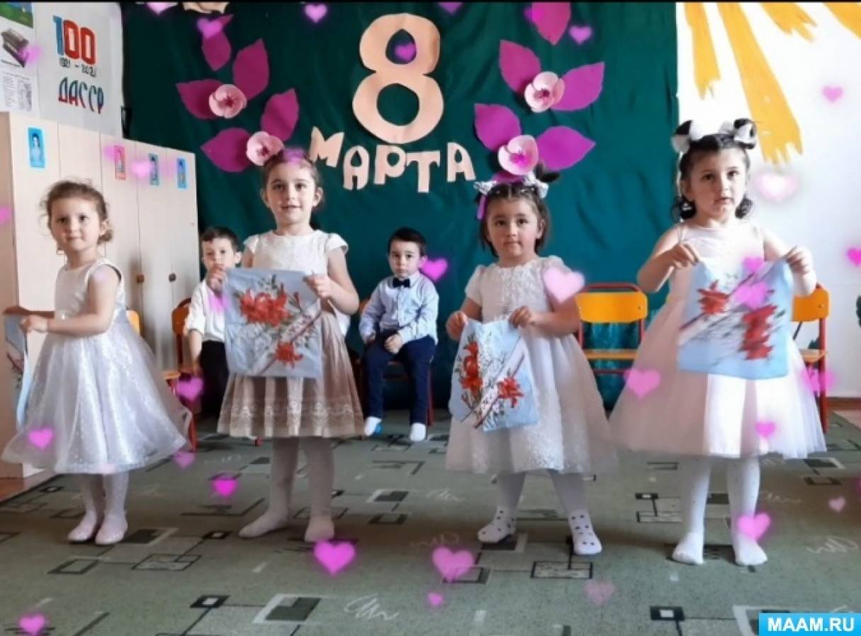сценарий утренник 8 марта в младшей группе
