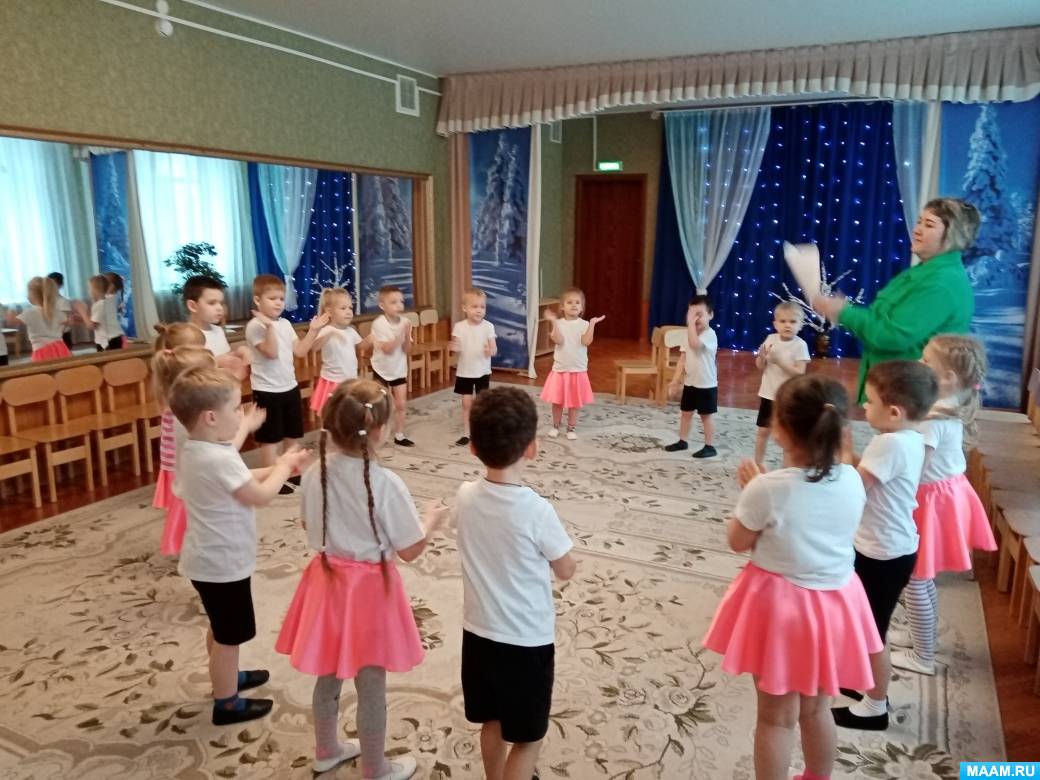 Смотреть фотографию №4 Фото №4 Публикация Снежный Колобок Музыкальное занятие в средней группе размещена в разделах Зима