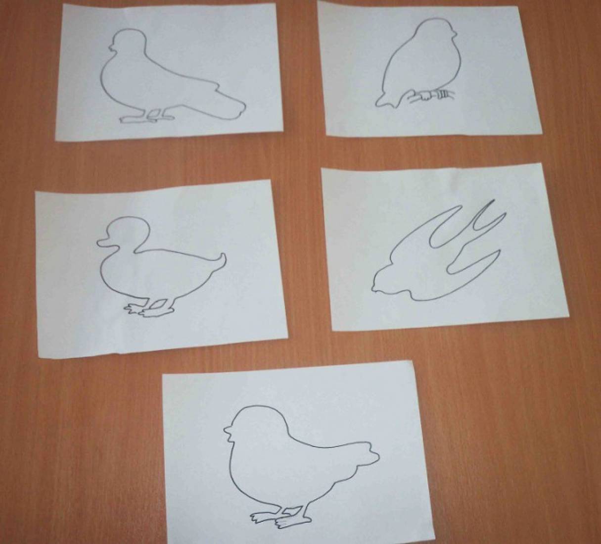 Рисование средняя группа тема перелетные птицы