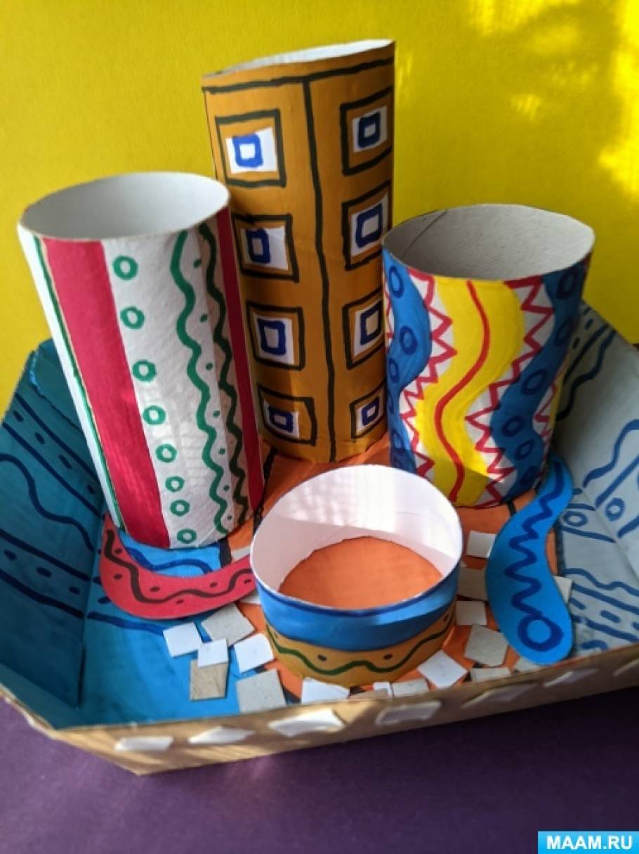 Кот из втулки
