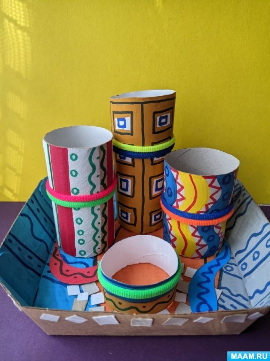 Кот из втулки