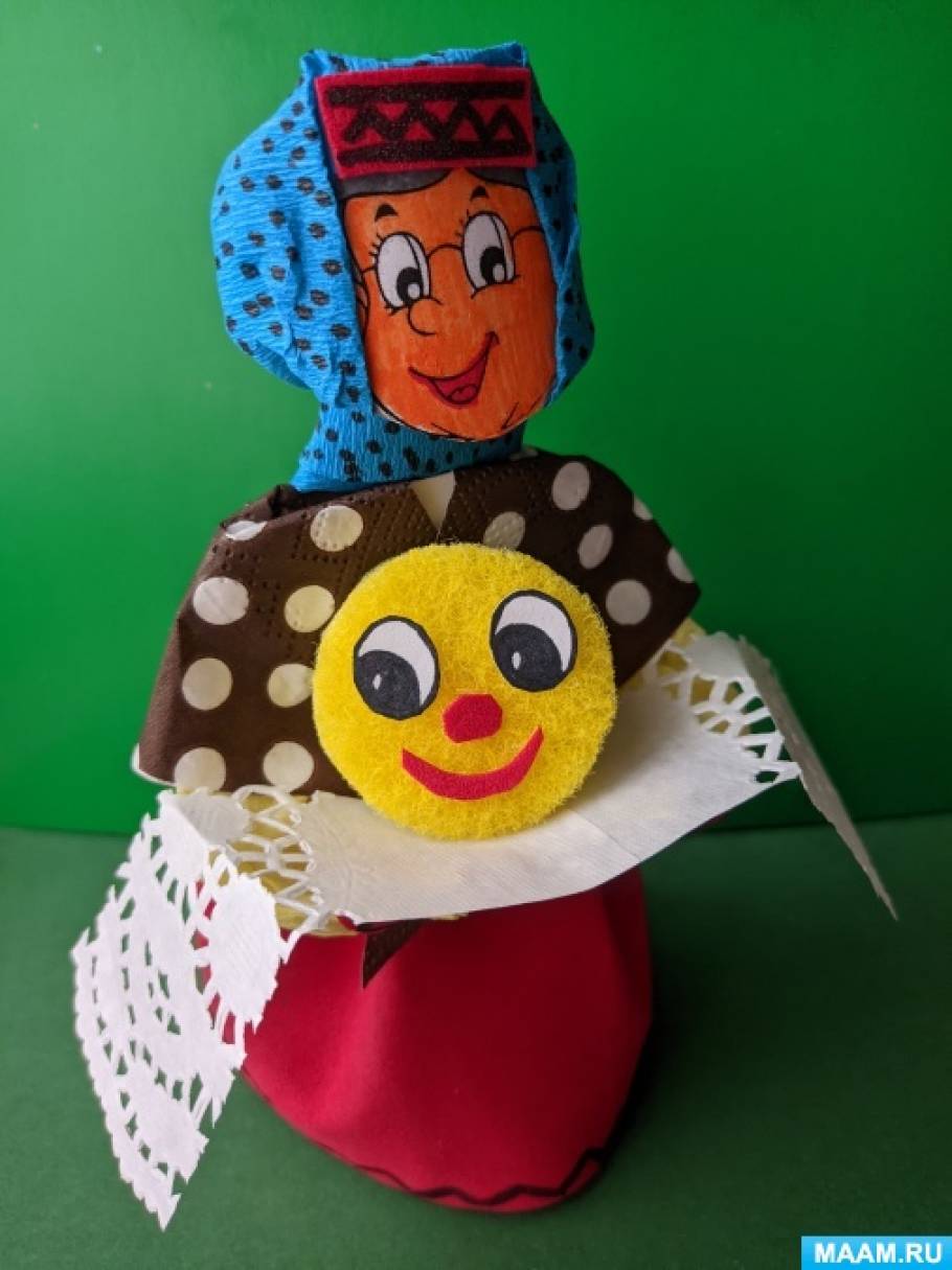 Поделка колобок