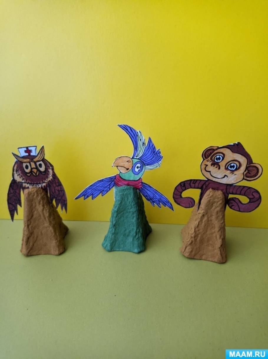 Мастер-класс «Изготовление персонажей настольного театра по сказке К ...