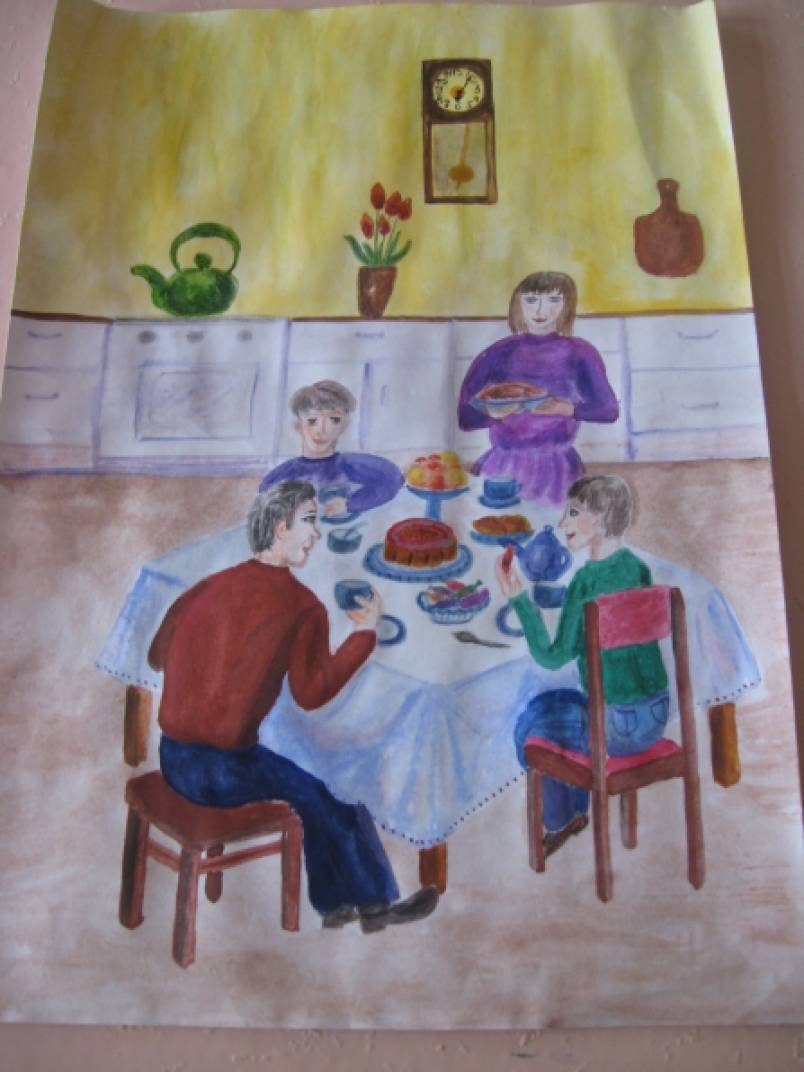 Семейные традиции рисовать