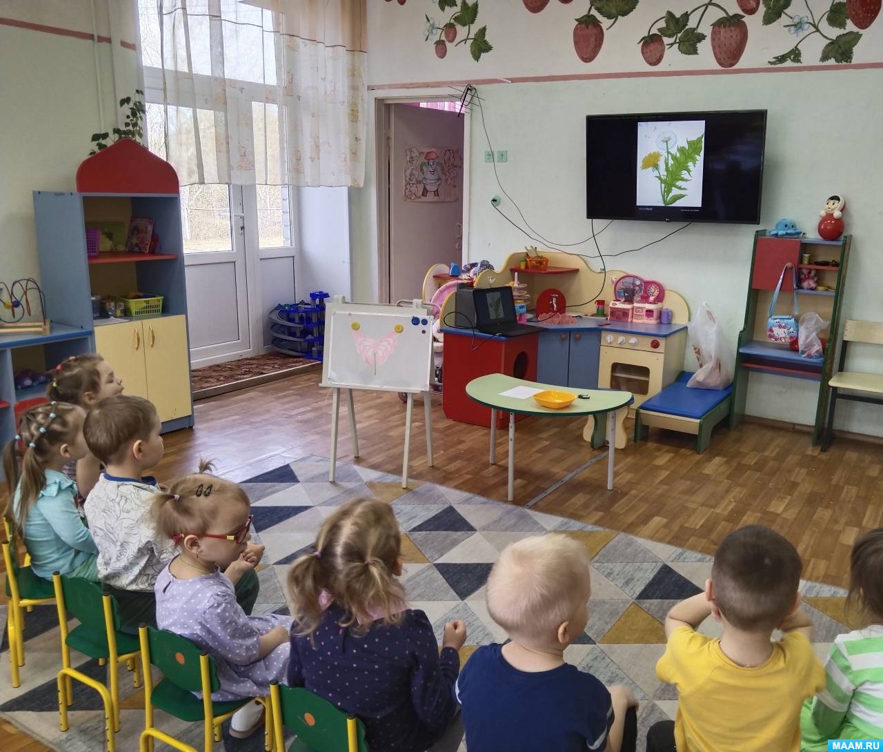 Смотреть фотографию №1 Фото №1 Аппликация Одуванчик