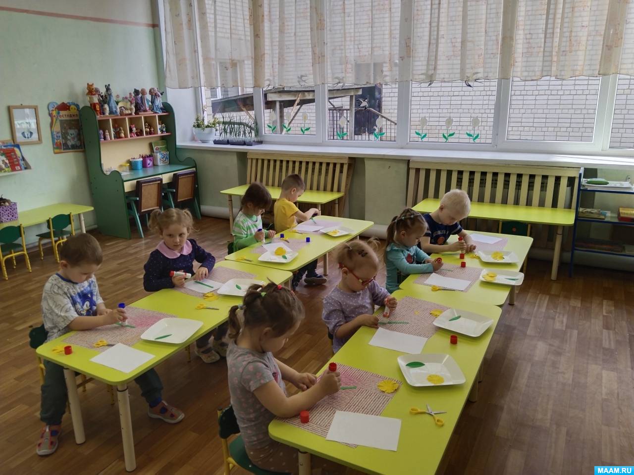 Смотреть фотографию №6 Фото №6 ВСЕ виды аппликации Одуванчик
