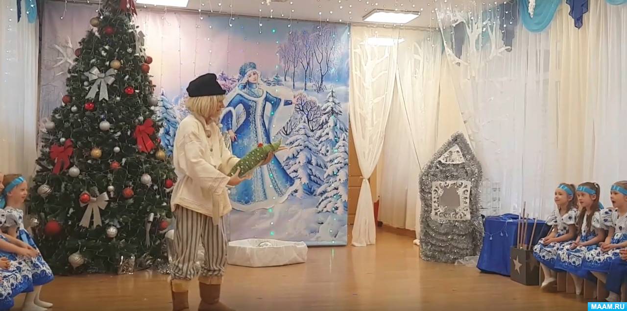 Смотреть фотографию №1 Фото №1 Сценарий новогоднего утренника Зимняя сказка в