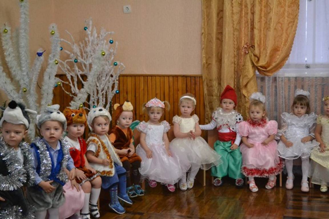 в ясельной группе прошел новогодний утренник