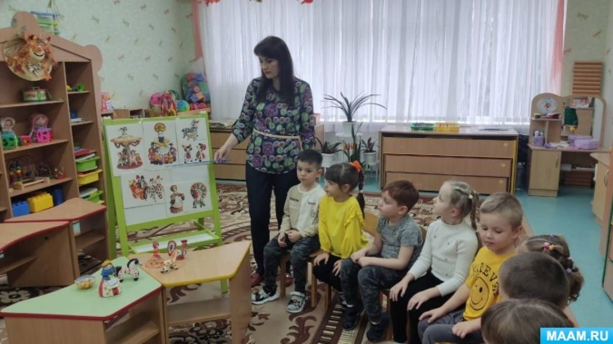Фотоотчёт о проекте «В гостях у Дымковской игрушки»