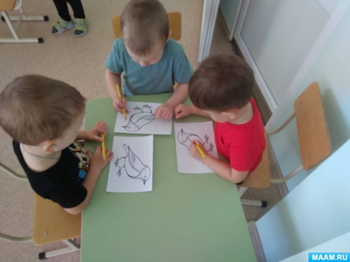 Смотреть фотографию №2 Фото №2 Конспекты занятий Синичкин день Занятия прошло в несколько этапов