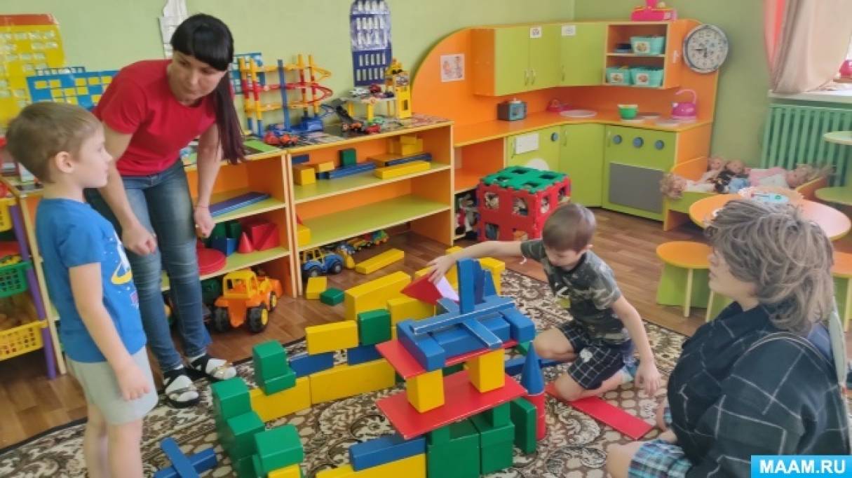 Конспект ООД по конструированию из строительного материала в старшей ...