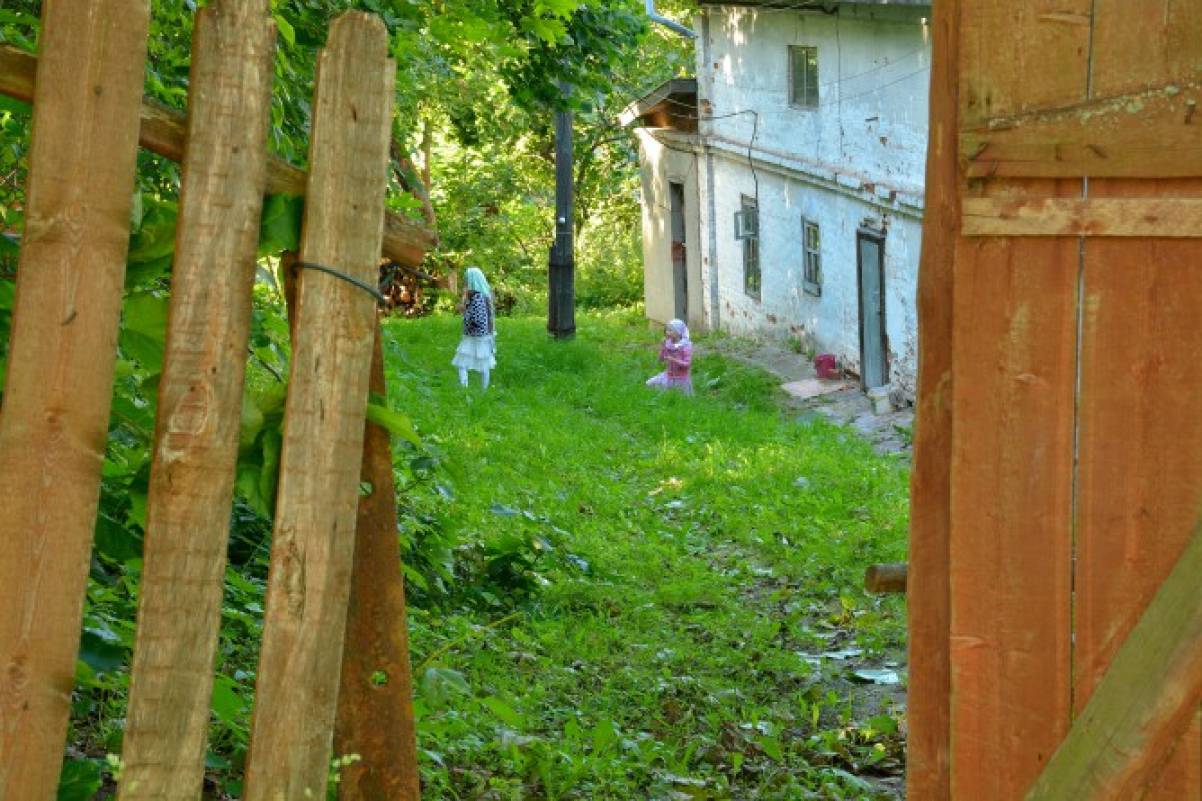 Маленький городок на волге