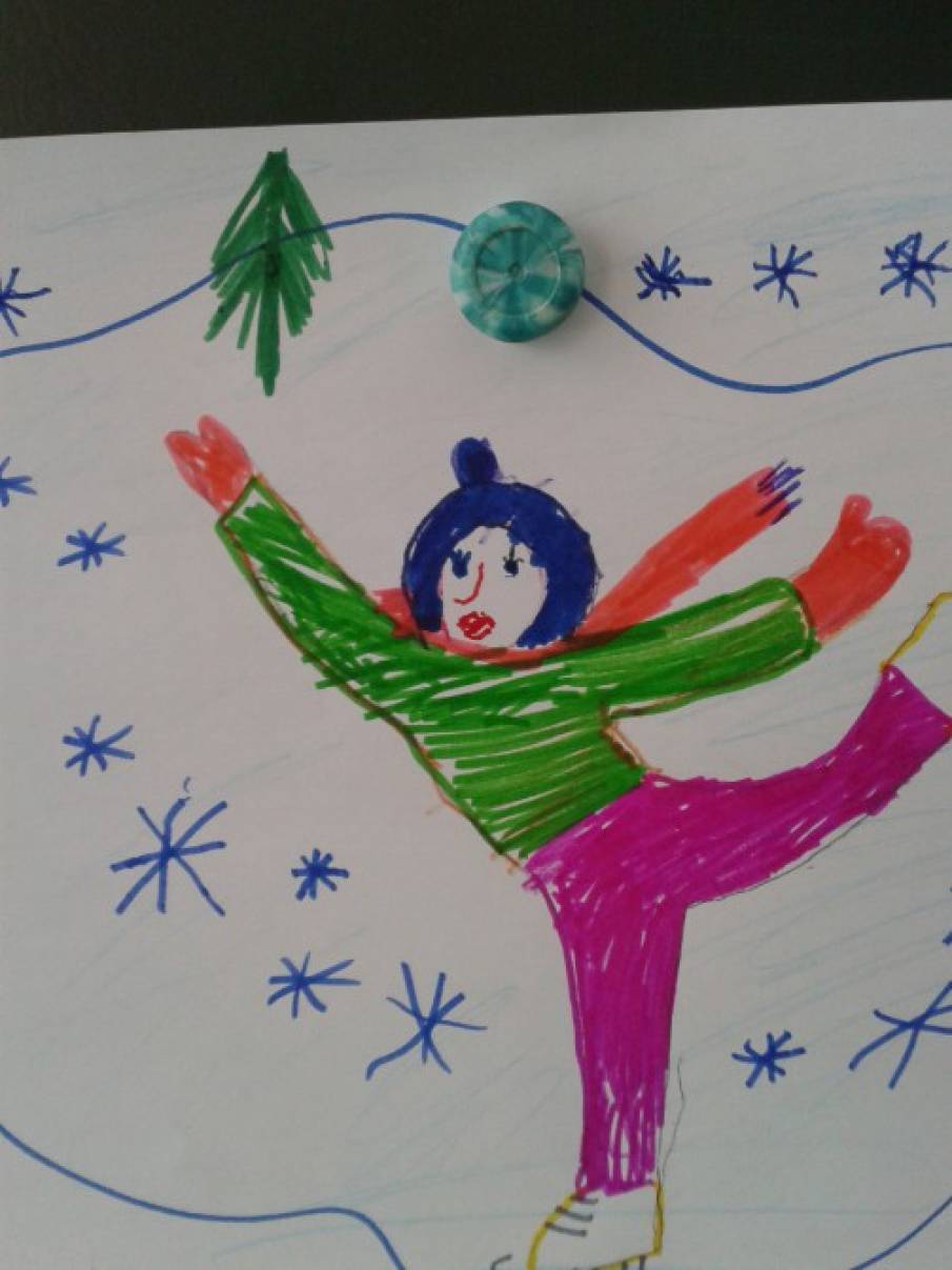 Конспект по рисованию тема зимние забавы