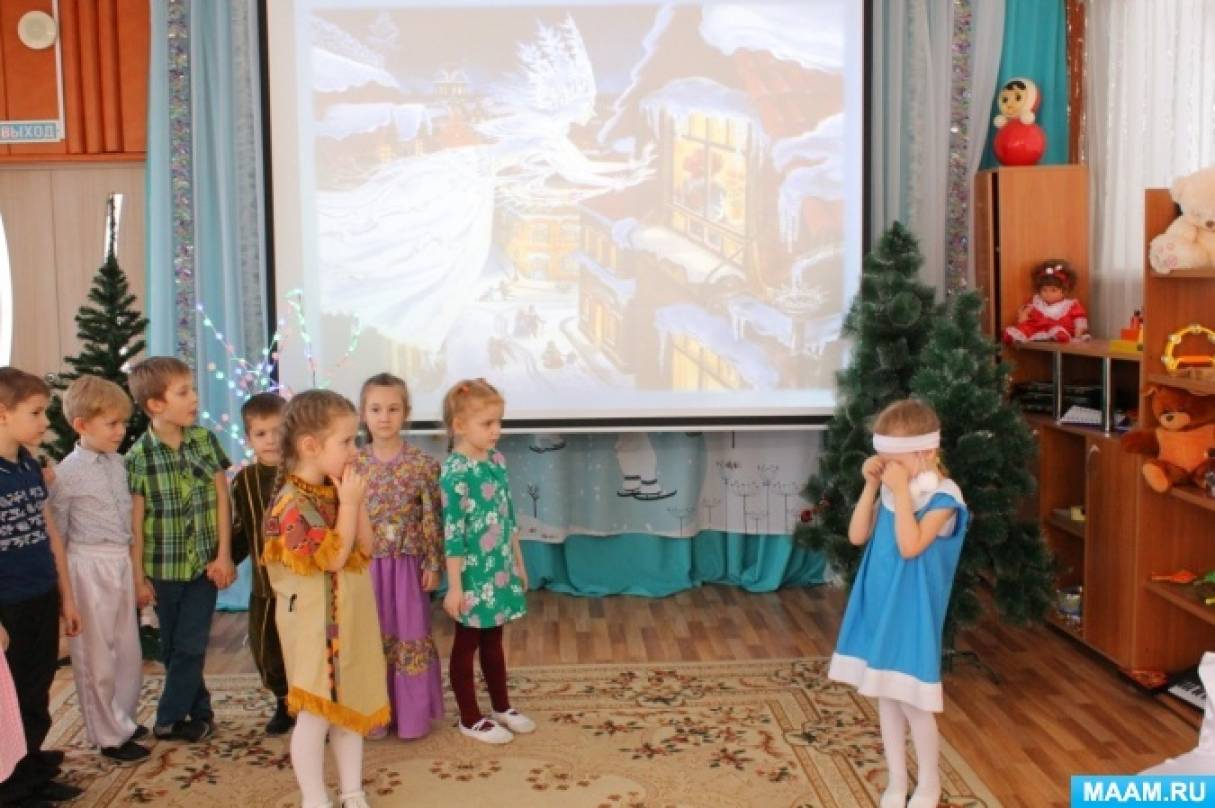 Сценарий развлечения по ФЭМП с элементами театрализации для детей 5–6 лет «Путешествие к замку Снежной Королевы»