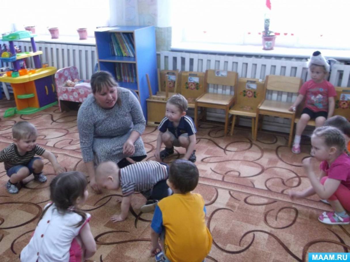 Весеннее развлечение для 1 младшей группы. Весеннее развлечение для 1 младшей группы