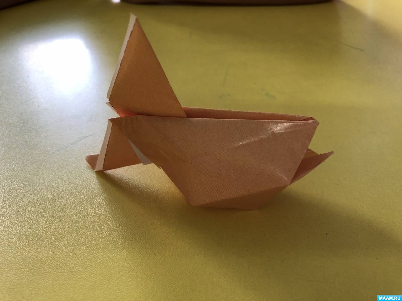 Мастер-класс по оригами «Золотая рыбка»