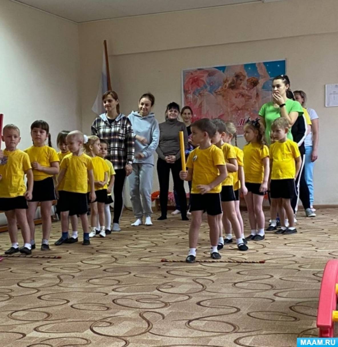 День матери спортивный праздник в старшей группе