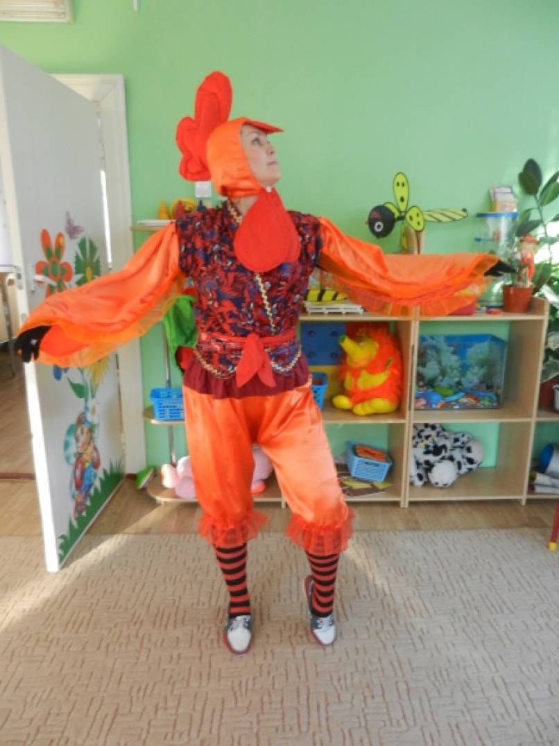 Карнавальный костюм Петушок Петруша, рост 104 см (Батик)
