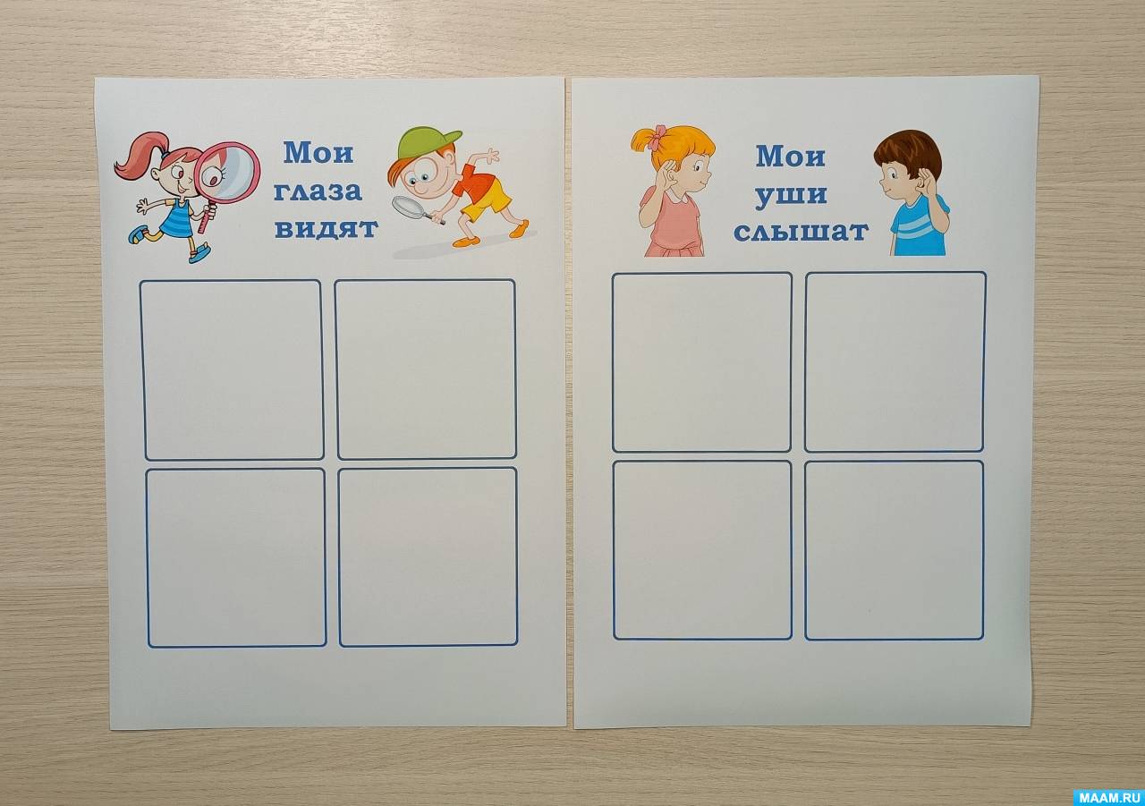 Дидактическая игра-пособие «Органы чувств человека» для детей ...
