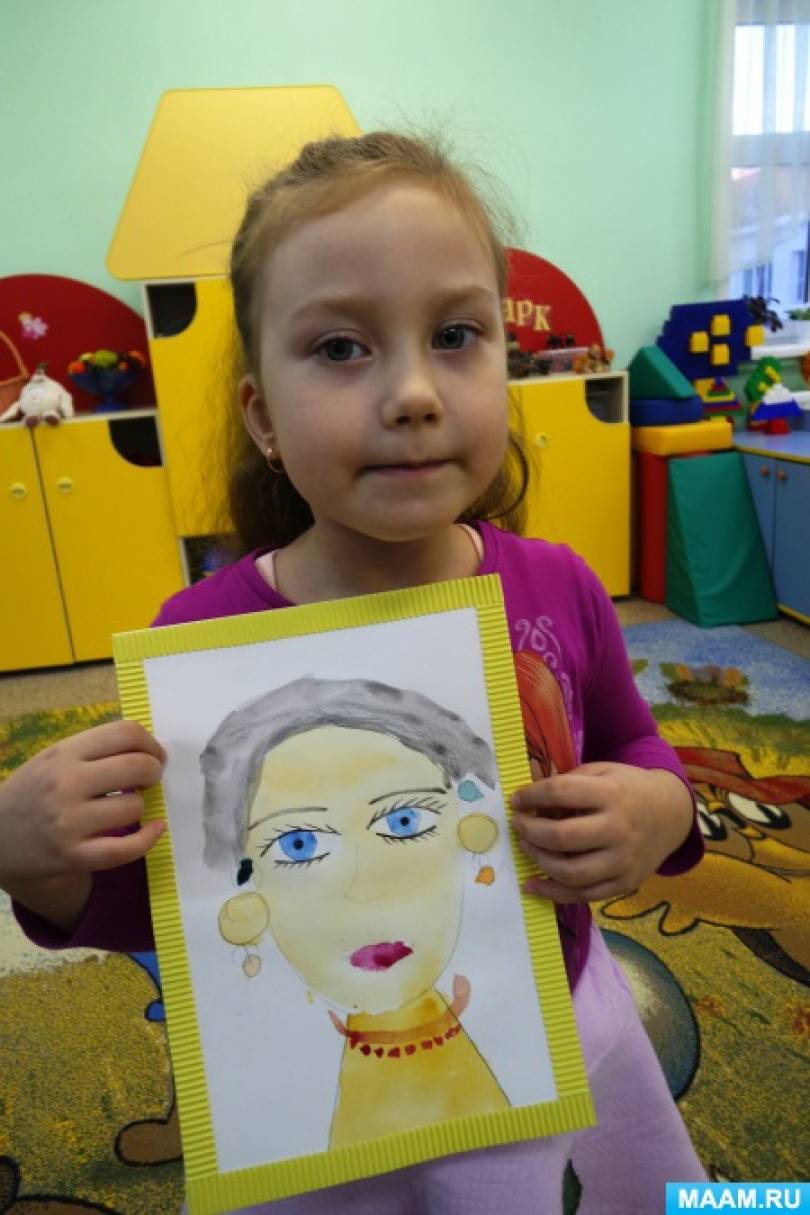 Конкурс нарисовать портрет именинницы