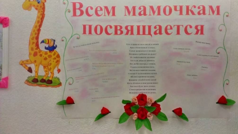 Стенгазета посвященная Дню матери Фото Стенгазета посвященная Дню матери