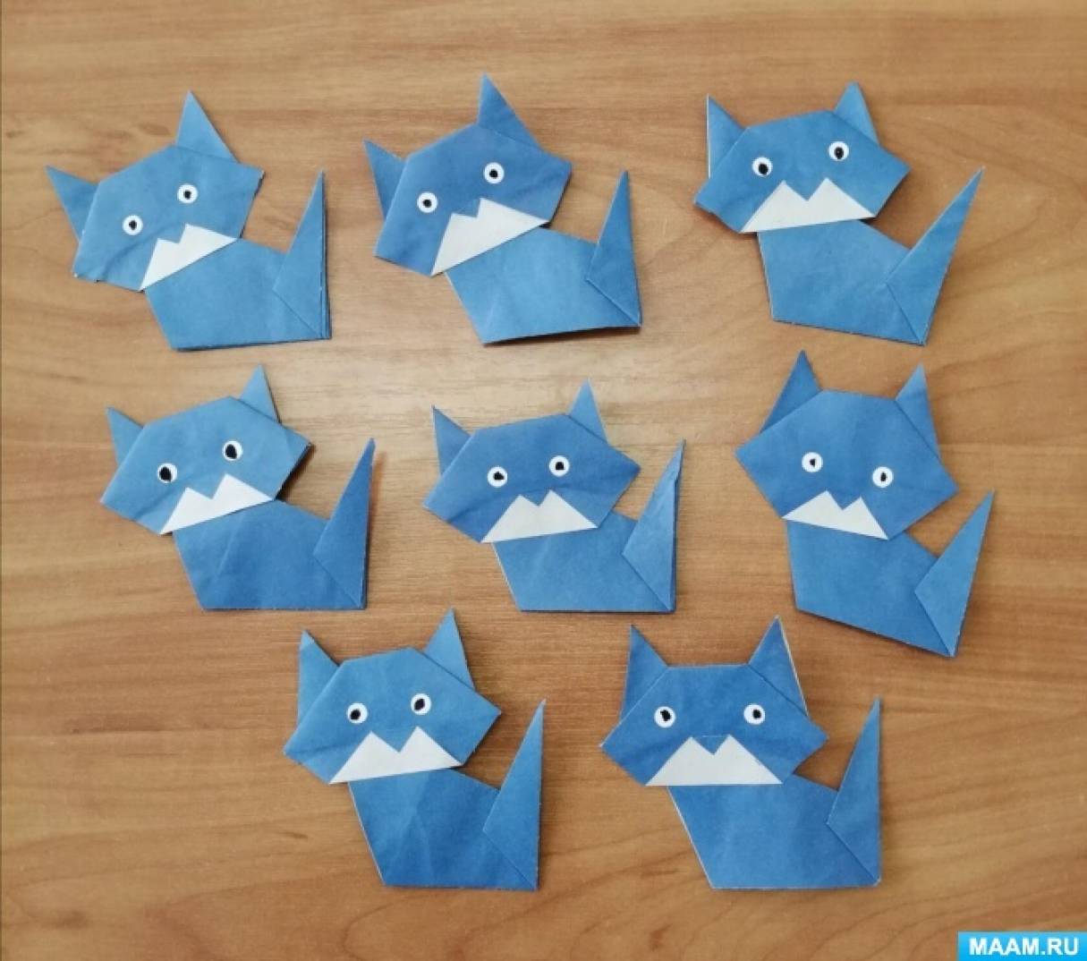 Проект по оригами «Голубая кошка» (3 фото). Воспитателям детских садов,  школьным учителям и педагогам - Маам.ру