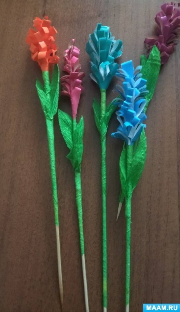 поделки 8 марта гиацинты