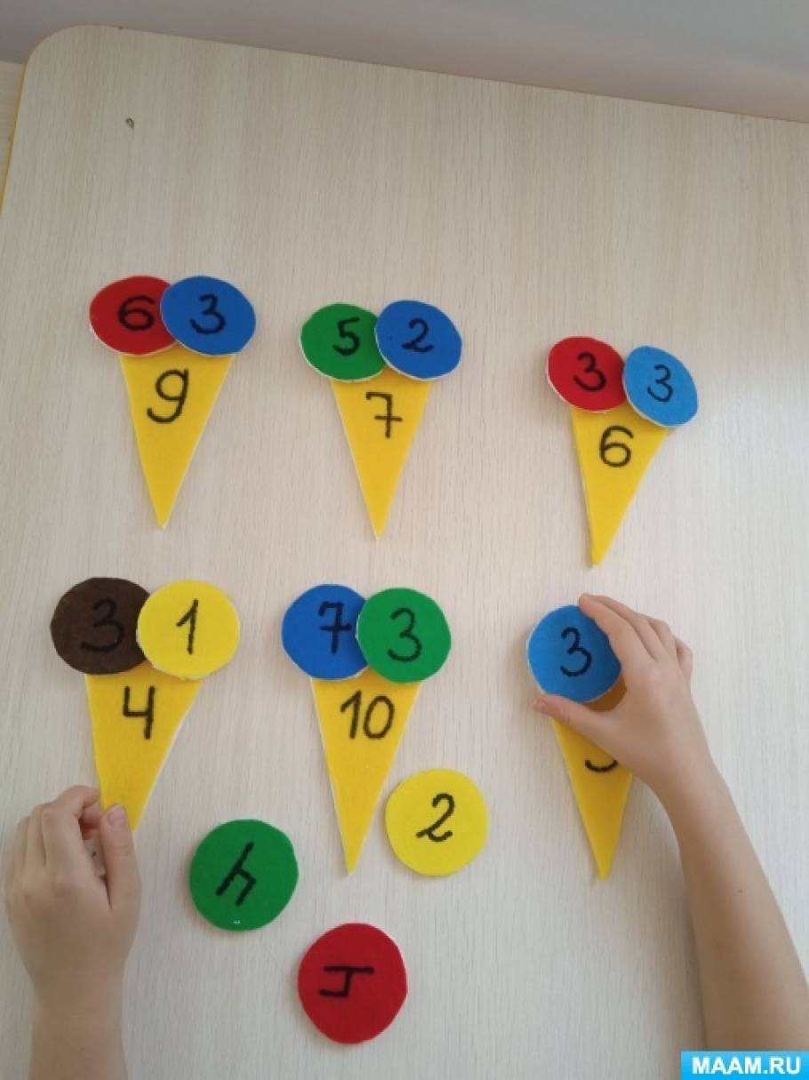 Открытые математические занятия в старших группах в форме игр