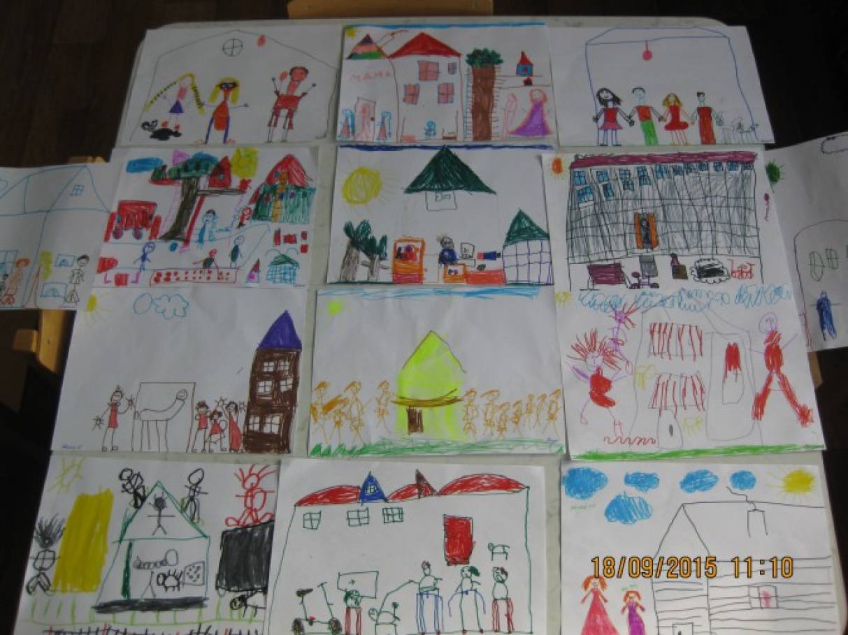 Мой дом. Моя семья» Рисунки детей подготовительной к школе группы (15  фото). Воспитателям детских садов, школьным учителям и педагогам - Маам.ру