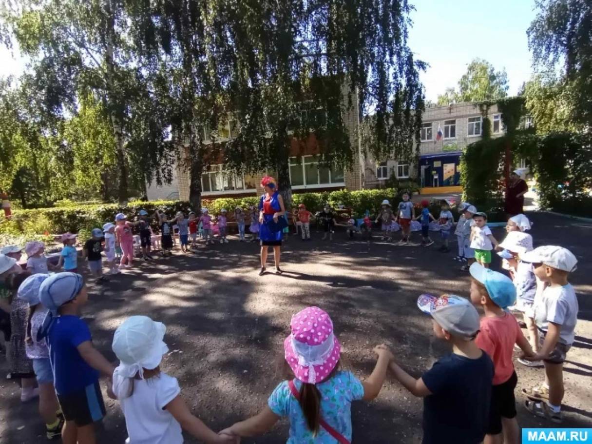 Сценарий летнего развлечения «Праздник мыльных пузырей» в средней ...