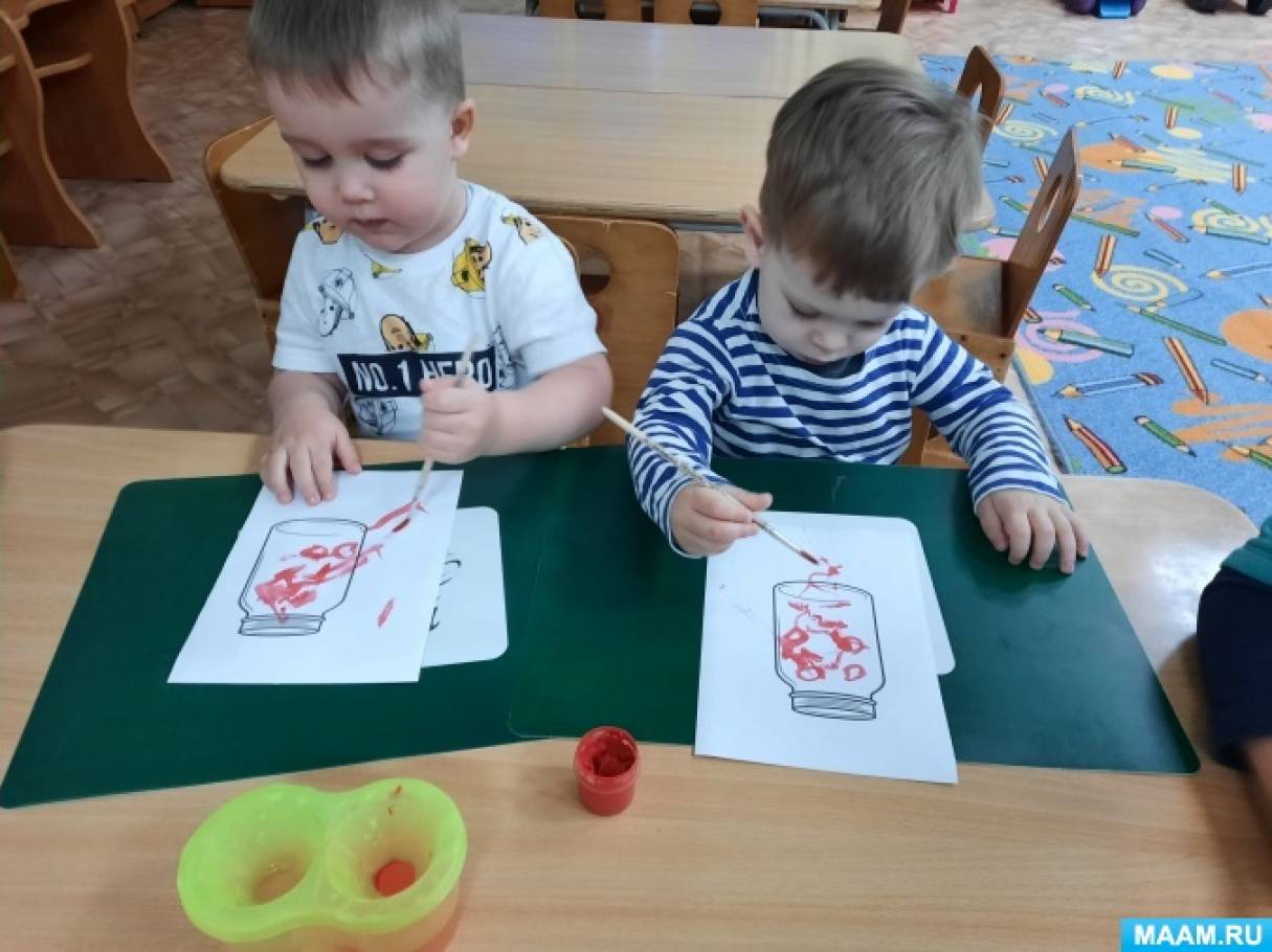 Конспект занятия по рисованию «Овощи на зиму» (4 фото). Воспитателям ...