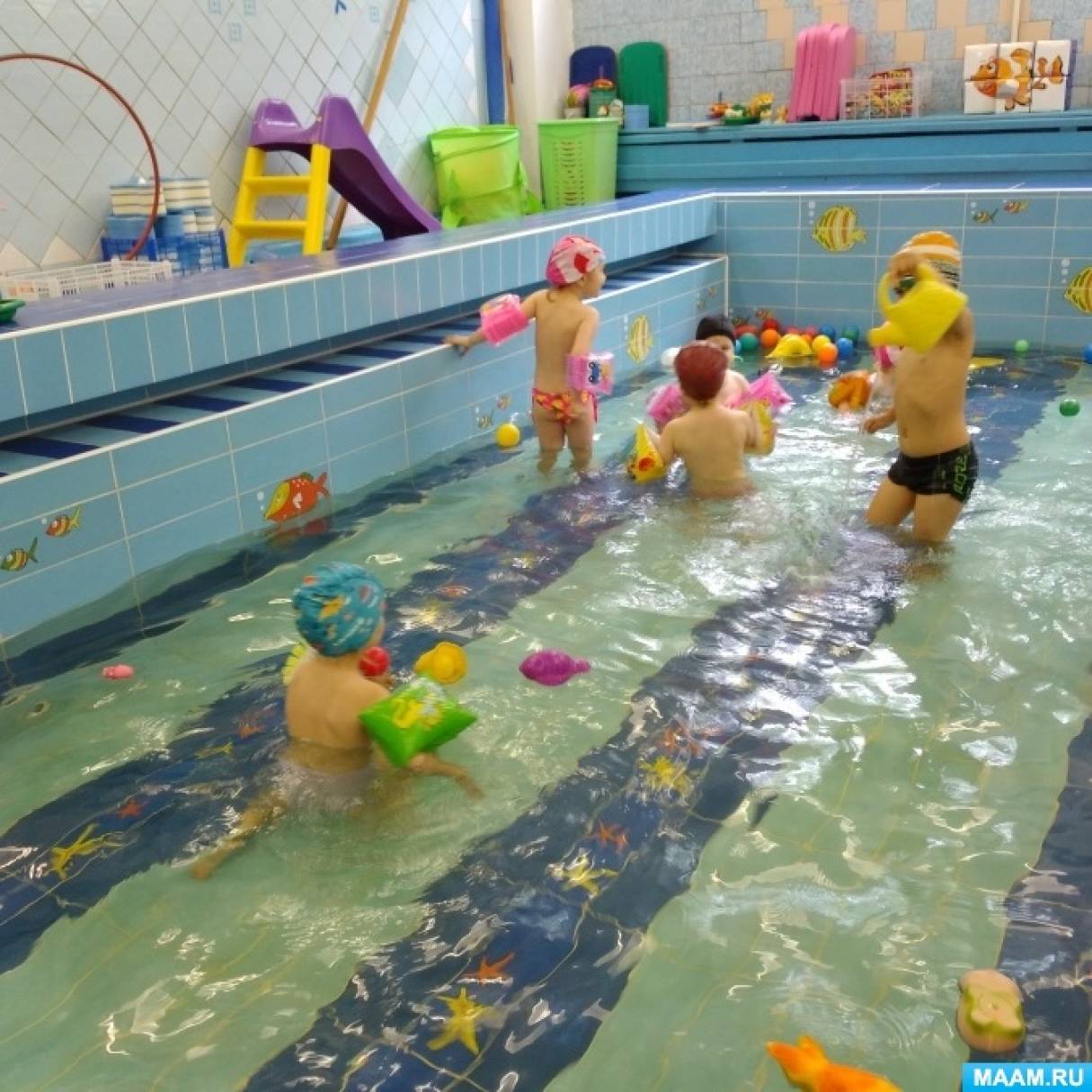 Плавание. Образовательная деятельность в бассейне