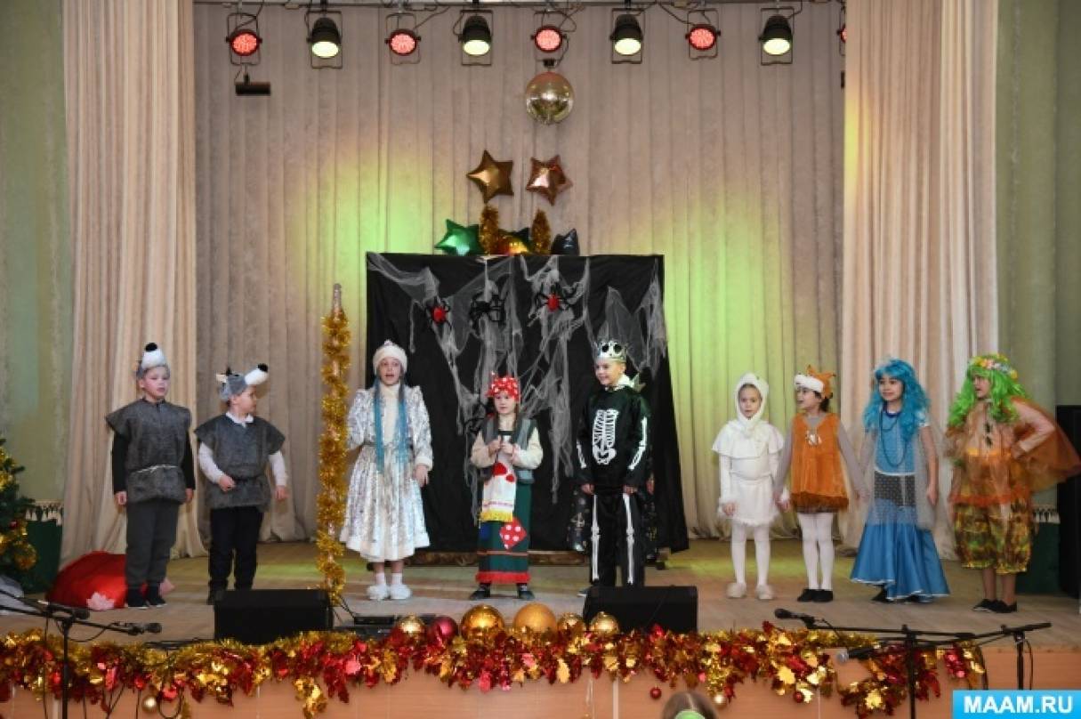 Сценарий новогоднего спектакля «Как Нечисть решила Новый год испортить» для детей дошкольного и младшего школьного возраста