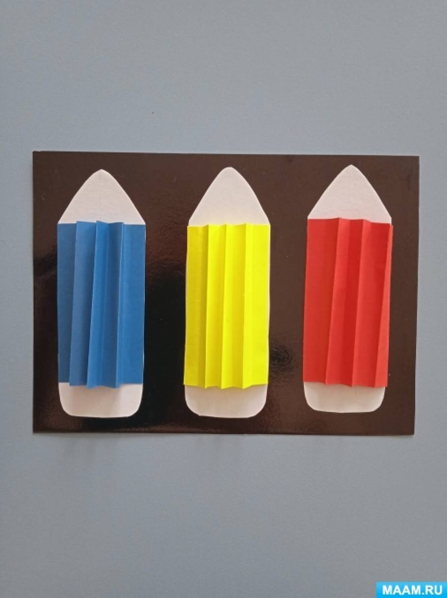 Раскраска карандаши для детей