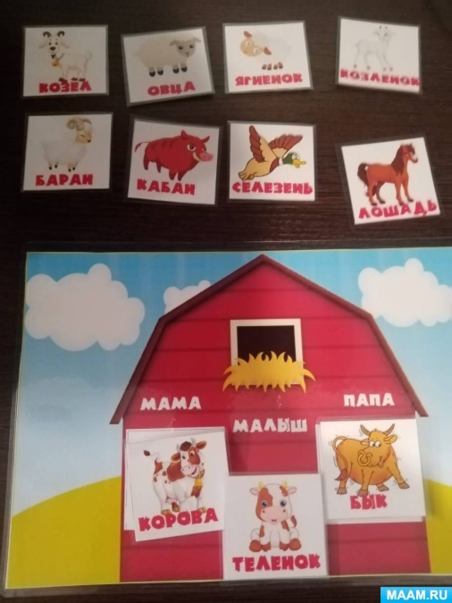 Дидактическая игра «Собери семью» (4 фото). Воспитателям детских садов ...